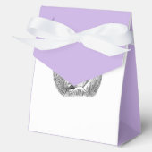 Tuinvogel – Monochrome Bloemen Bedankdoosjes (Voorkant)