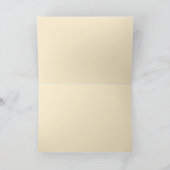  Tuinvogel – Monochrome Elegante Bloemen Kaart (Binnen)