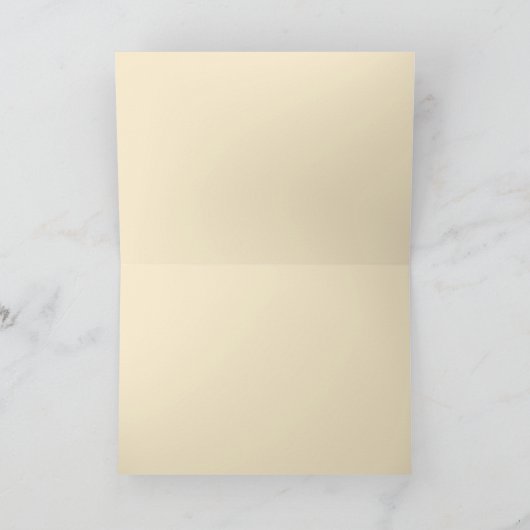 Tuinvogel – Monochrome Elegante Bloemen Kaart (Binnen)