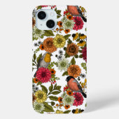 Tuinvogels en bloemen 1 Case-Mate iPhone case (Achterkant)