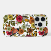 Tuinvogels en bloemen 1 iPhone hoesje (Achterkant horizontaal)