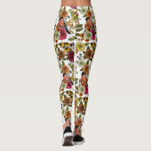 Tuinvogels en bloemen 1 leggings (Achterkant)