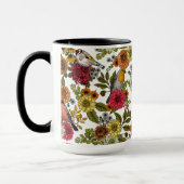 Tuinvogels en bloemen 1 mok (Links)