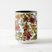 Tuinvogels en bloemen 1 mok (Midden)