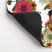 Tuinvogels en bloemen 1 muismat (Hoek)