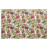 Tuinvogels en bloemen 1 stof (Yard (91,4 cm))