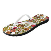 Tuinvogels en bloemen 1 teenslippers (Schuin)