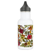 Tuinvogels en bloemen 1 waterfles  (Links)