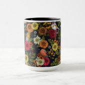 Tuinvogels en bloemen 2 mok (Midden)