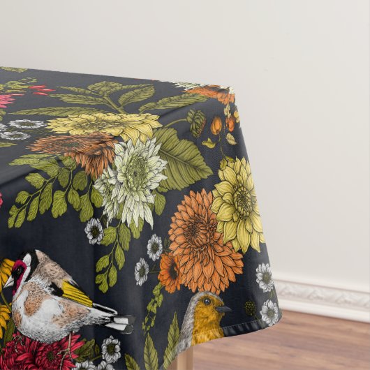 Tuinvogels en bloemen 2 tafelkleed (Voorbeeld)