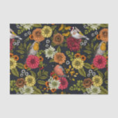 Tuinvogels en bloemen 2 tissuepapier (Voorkant)