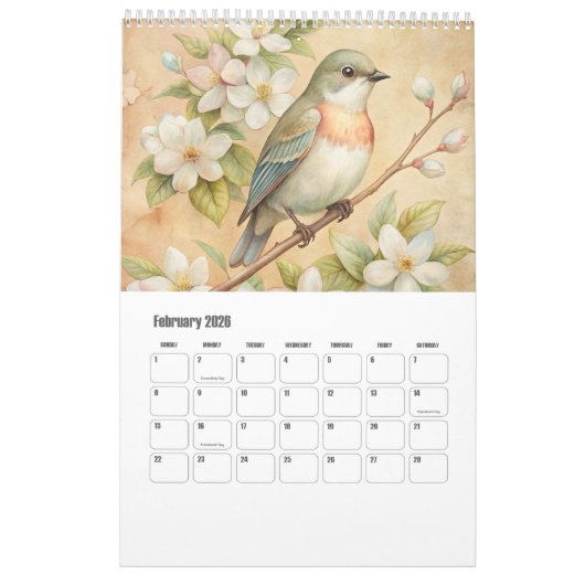 Tuinvogels Kalender (Feb 2026)