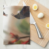 Tuinvogels op Nieuw-Zeelandse vlas Theedoek (Quarter Fold)