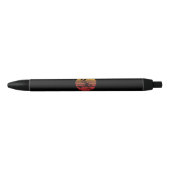 Tuinvogels Retro Zwarte Inkt Pen (Voorkant)