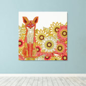 tuinvos canvas afdruk (Insitu (Houten vloer))