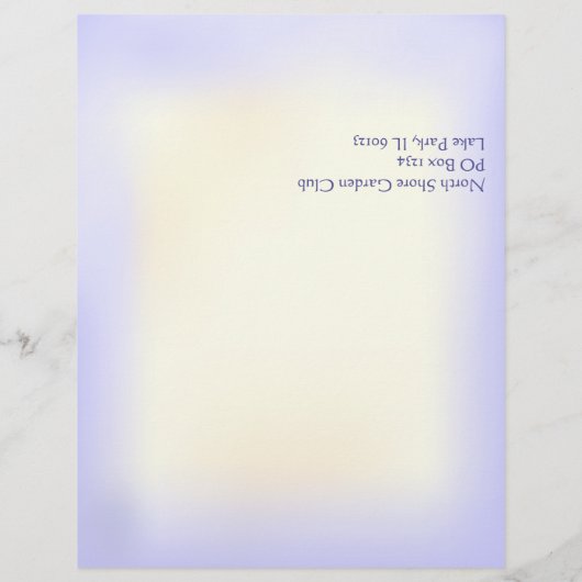 Tuinwandel Folder Sjabloon (Achterkant)