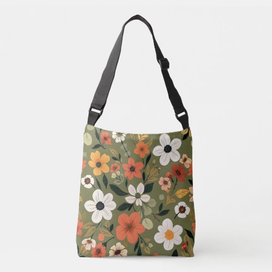 tuinwandeling crossbody tas (Voorkant)