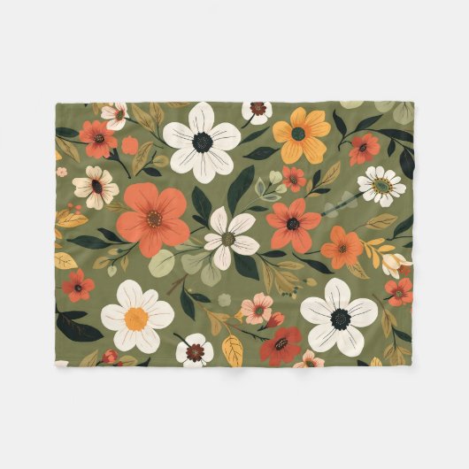 tuinwandeling fleece deken (Voorkant (Horizontaal))