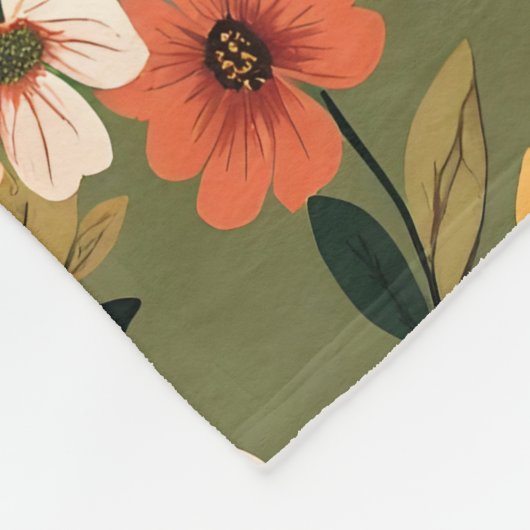 tuinwandeling fleece deken (Hoek)