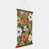 tuinwandeling hangend wandkleed (Gebogen)