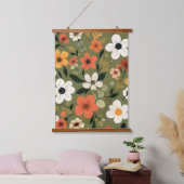 tuinwandeling hangend wandkleed (Slaapkamer)
