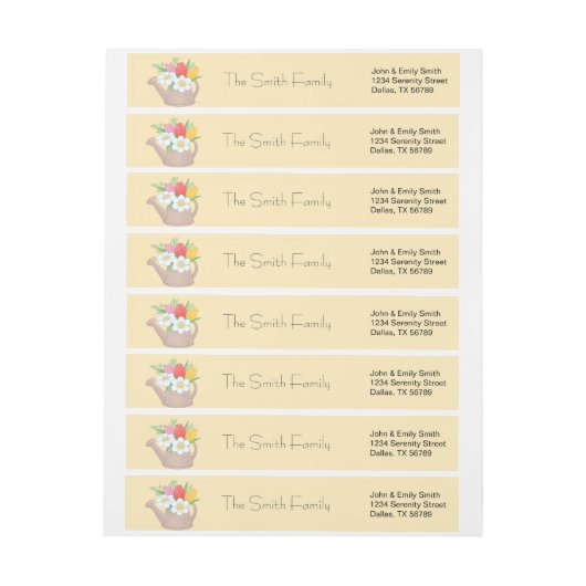 Tuinwater met bloemen (Vel)