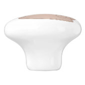 Tuinwater met bloemen keramische knop (Zijkant)