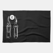 tuinwerktuigen Monogram B K Handdoek (Horizontaal)