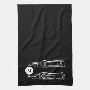 tuinwerktuigen Monogram B K Handdoek
