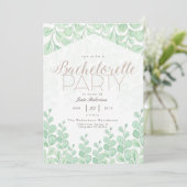 Tuinwijnstokken | Uitnodiging voor vrijgezellenfee (Staand voorkant)