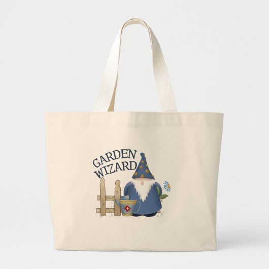 tuinwizard grote tote bag (Voorkant)