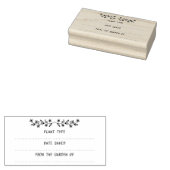 Tuinzaad Bespaar Pakket Rubber Stempel (Gestempeld)