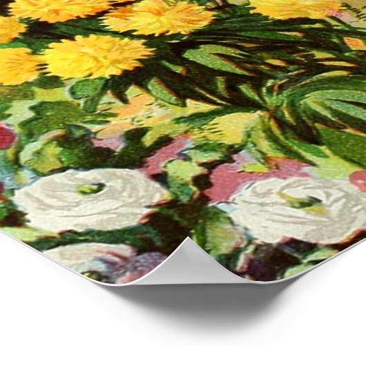 Tuinzaad Vintage Ad Poster (Hoek)