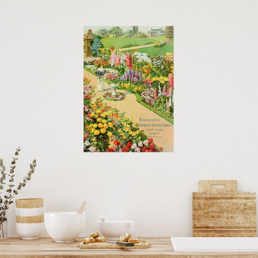 Tuinzaad Vintage Ad Poster (Keuken)