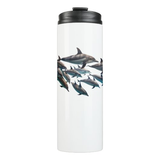 Tuisdolfijn Thermische Tumbler Thermosbeker (Voorkant)