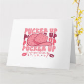 Tuit Lippen Cowboy Westerse Valentijnsdag  Kaart (Gele Bloem)