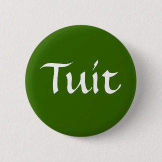 Tuit, Olive Green Ronde Button 5,7 Cm