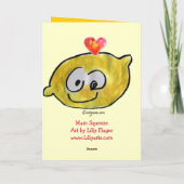 Tuit omhoog de Kaart van de Liefde van Valentijn (Achterkant)