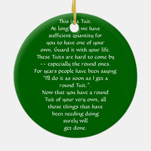 Tuit Ornament (Achterkant)