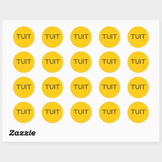 TUIT RONDE STICKER (Vel)