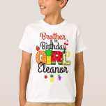 Tuitti Fruity Brother of the Birthday Girl T-shirt<br><div class="desc">Viel uw verjaardag met dit speciale T-shirt,  speciaal en gepersonaliseerd ontwerp</div>