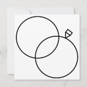 Tuitwit Bloeiende Bloemen Bruiloft Save The Date (Achterkant)