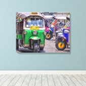 Tuk in Bankok, Thailand Canvas Afdruk (Insitu (Houten vloer))