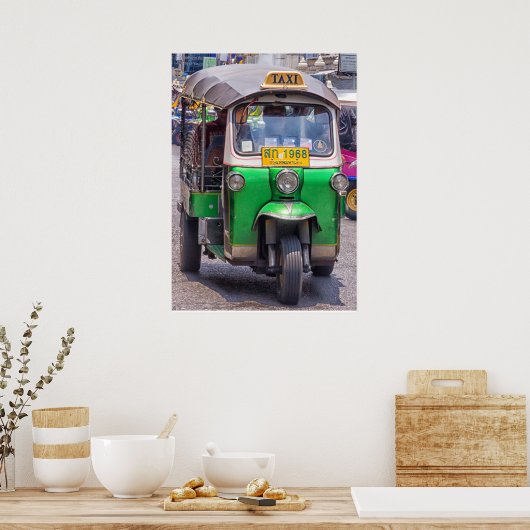 Tuk in Bankok, Thailand Poster (Keuken)