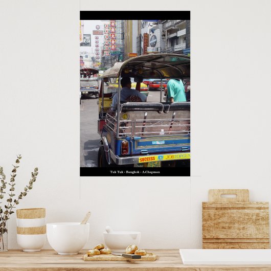 Tuk Tuk Bangkok Poster (Keuken)