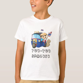 Tuk Tuk Bangkok Thailand souvenir grafische tekst T-shirt