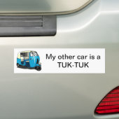 TUK TUK bumper sticker (Op auto)
