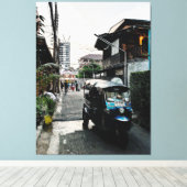 Tuk Tuk in Bangkok Thailand Canvas Afdruk (Insitu (Houten vloer))