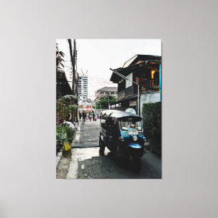 Tuk Tuk in Bangkok Thailand Canvas Afdruk