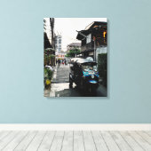 Tuk Tuk in Bangkok Thailand Canvas Afdruk (Insitu (Houten vloer))